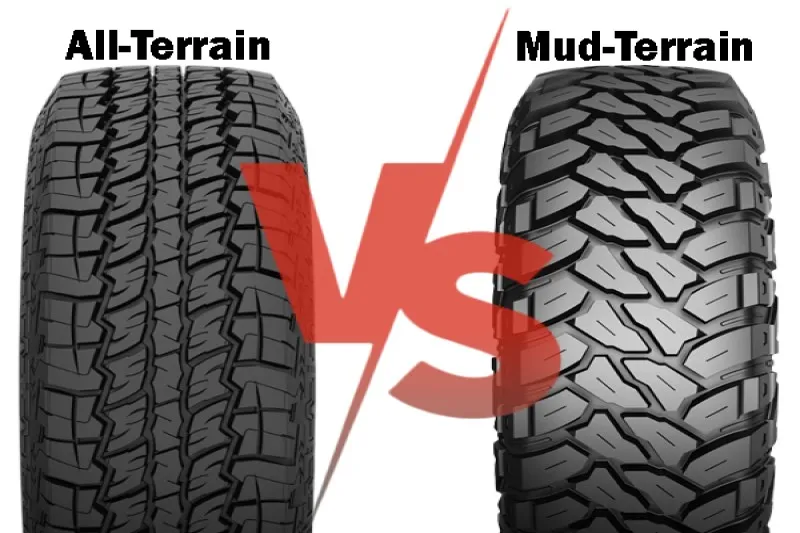 جدول مقایسه لاستیک های AT و MT در یک نگاه